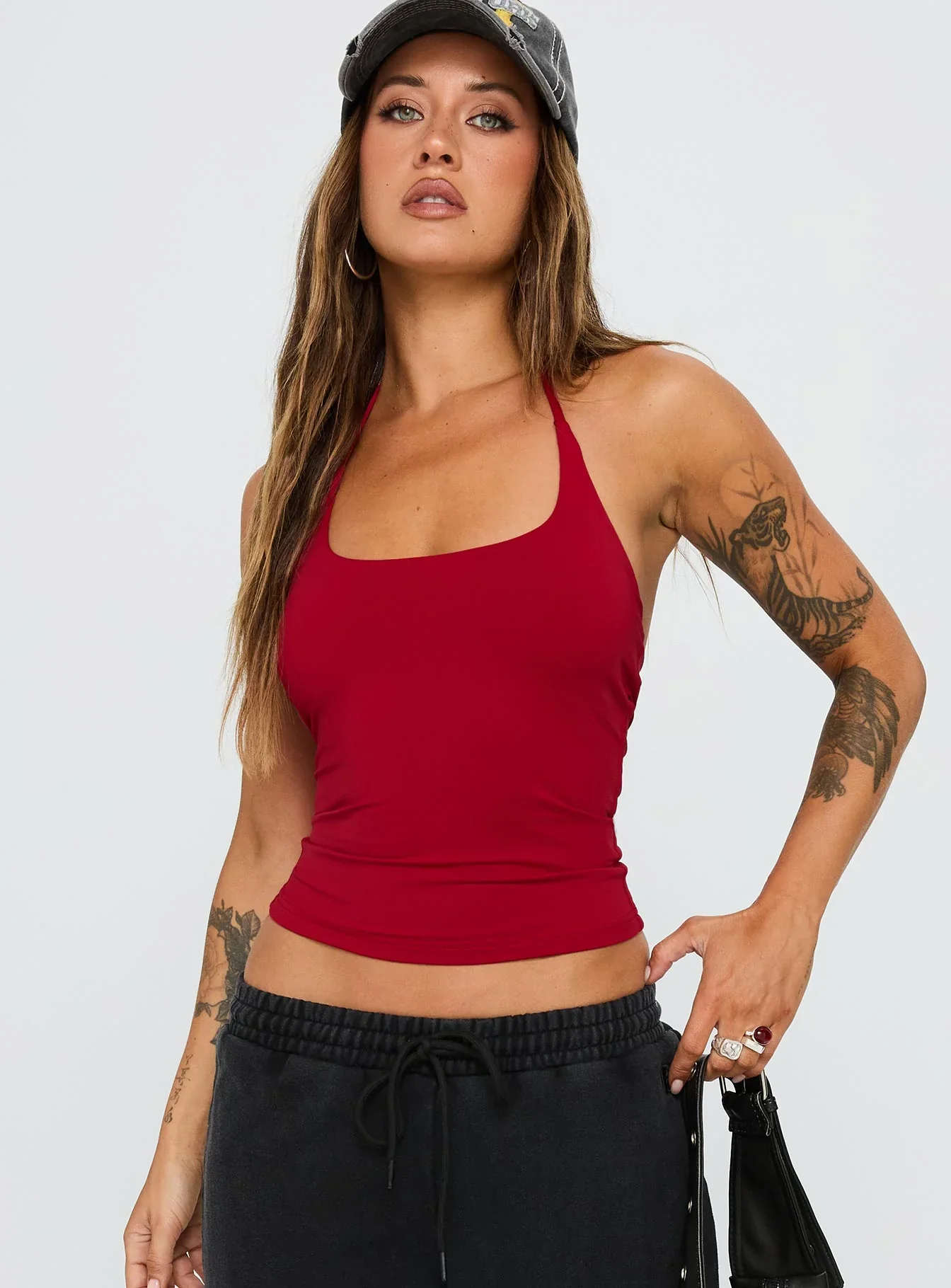 Ezekiel Nylon Top Red