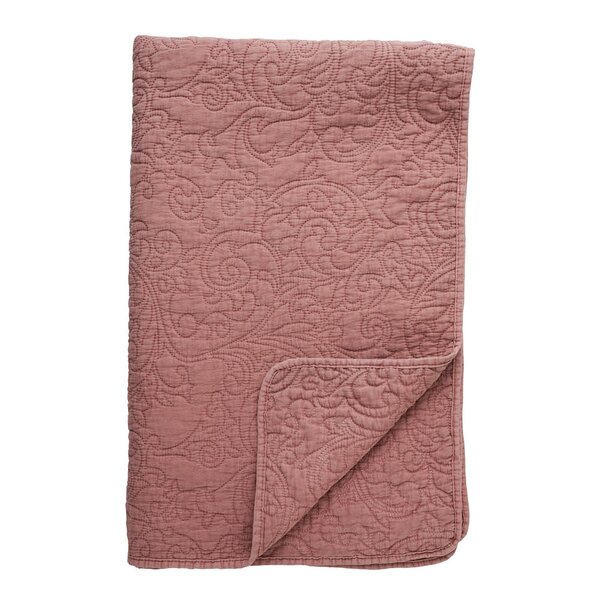 Isabelle pledd 170x130 cm rose tan
