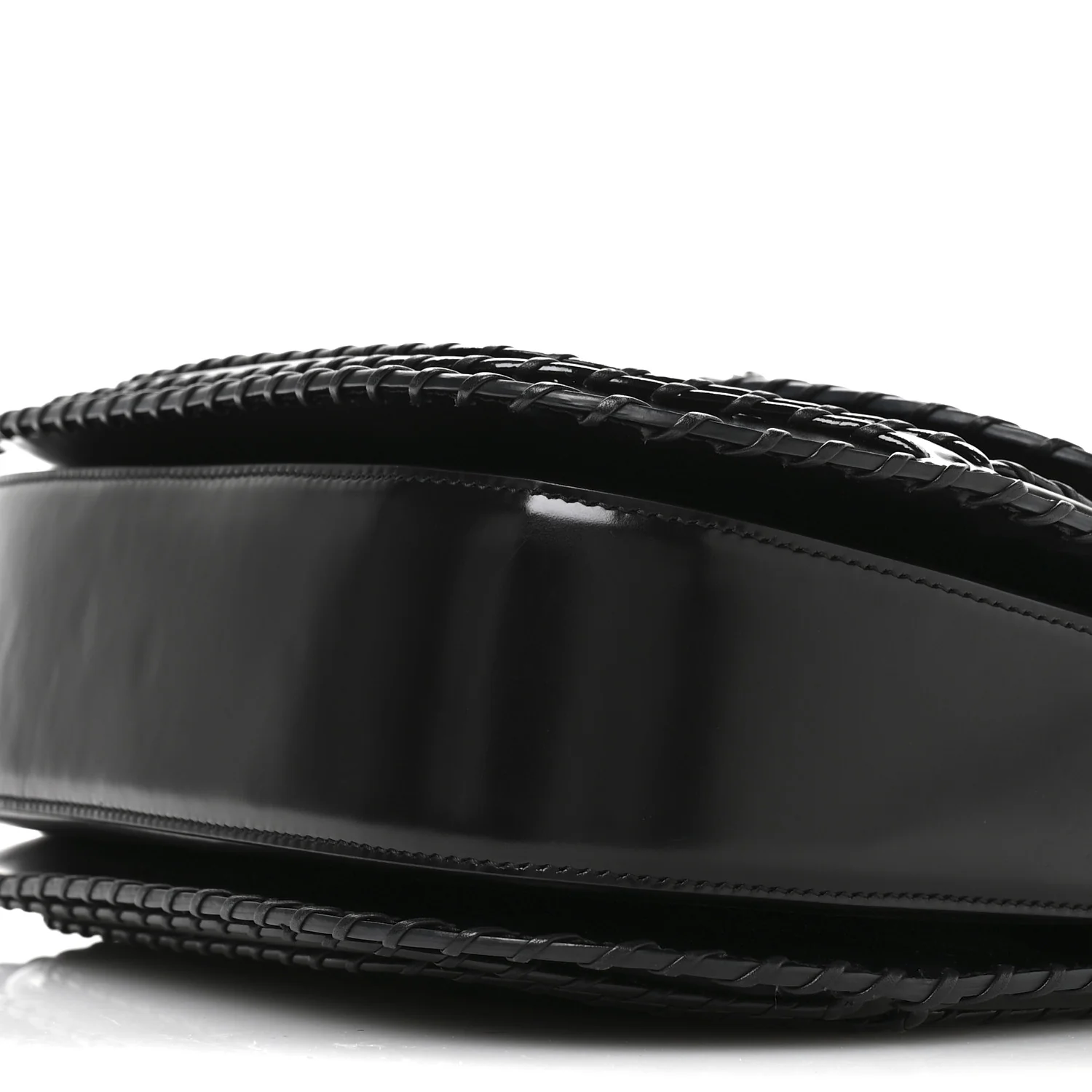 Pony Hair New Bamboo Medium Top Handle Bag Black