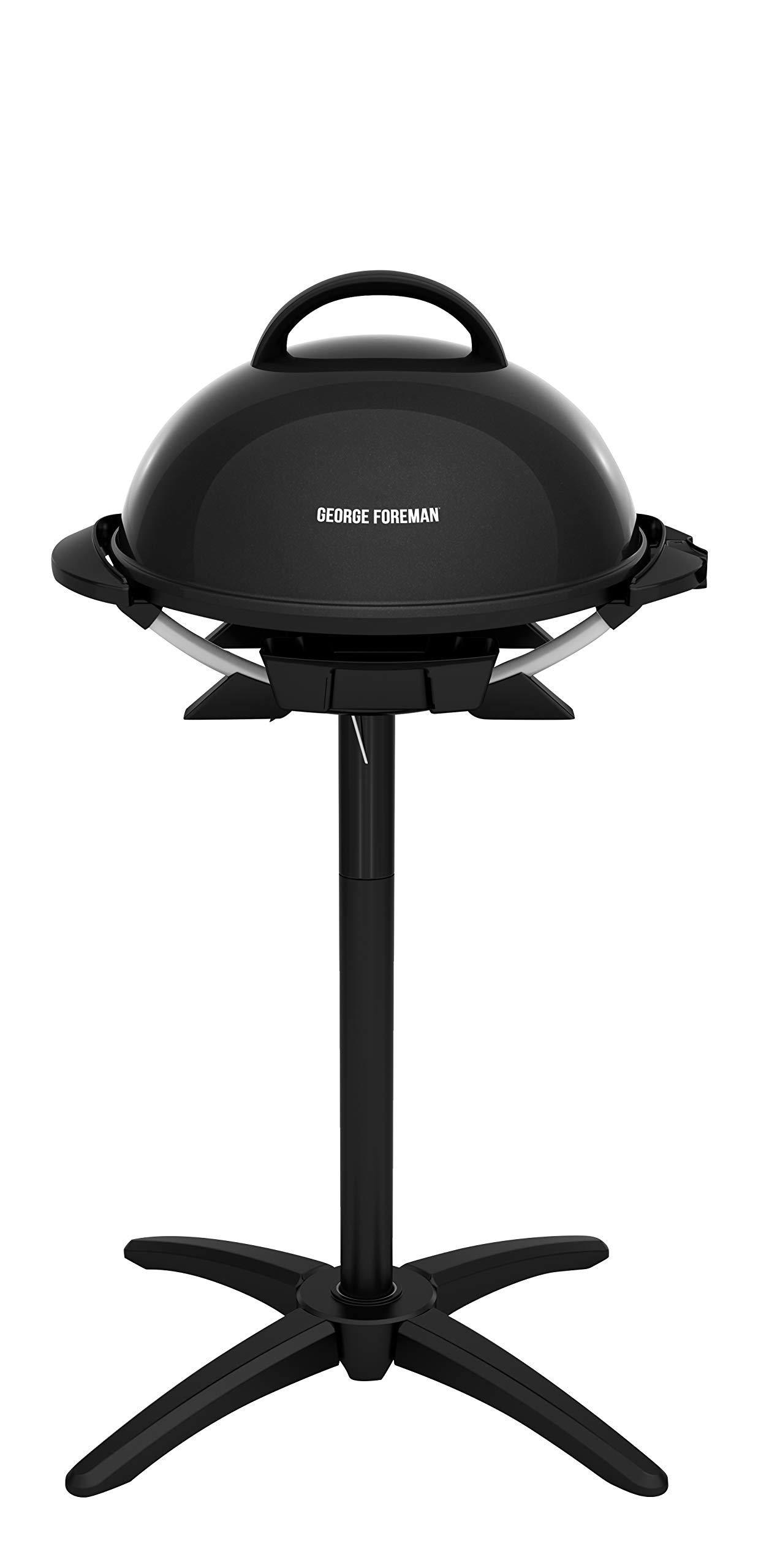 George Foreman 15-Serving Indoor/Outdoor Electric Grill Black