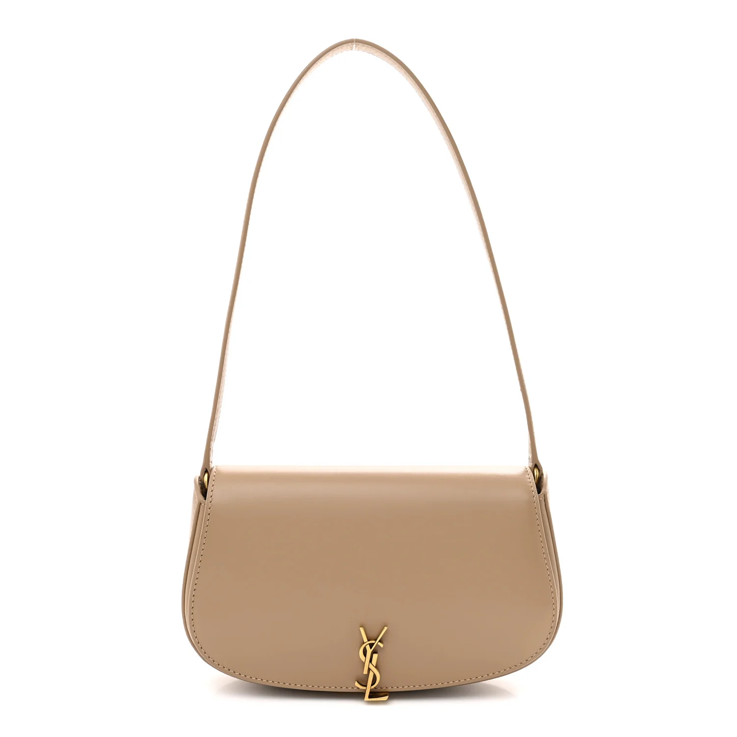 Box Calfskin Mini Voltaire Shoulder Bag Dark Cork
