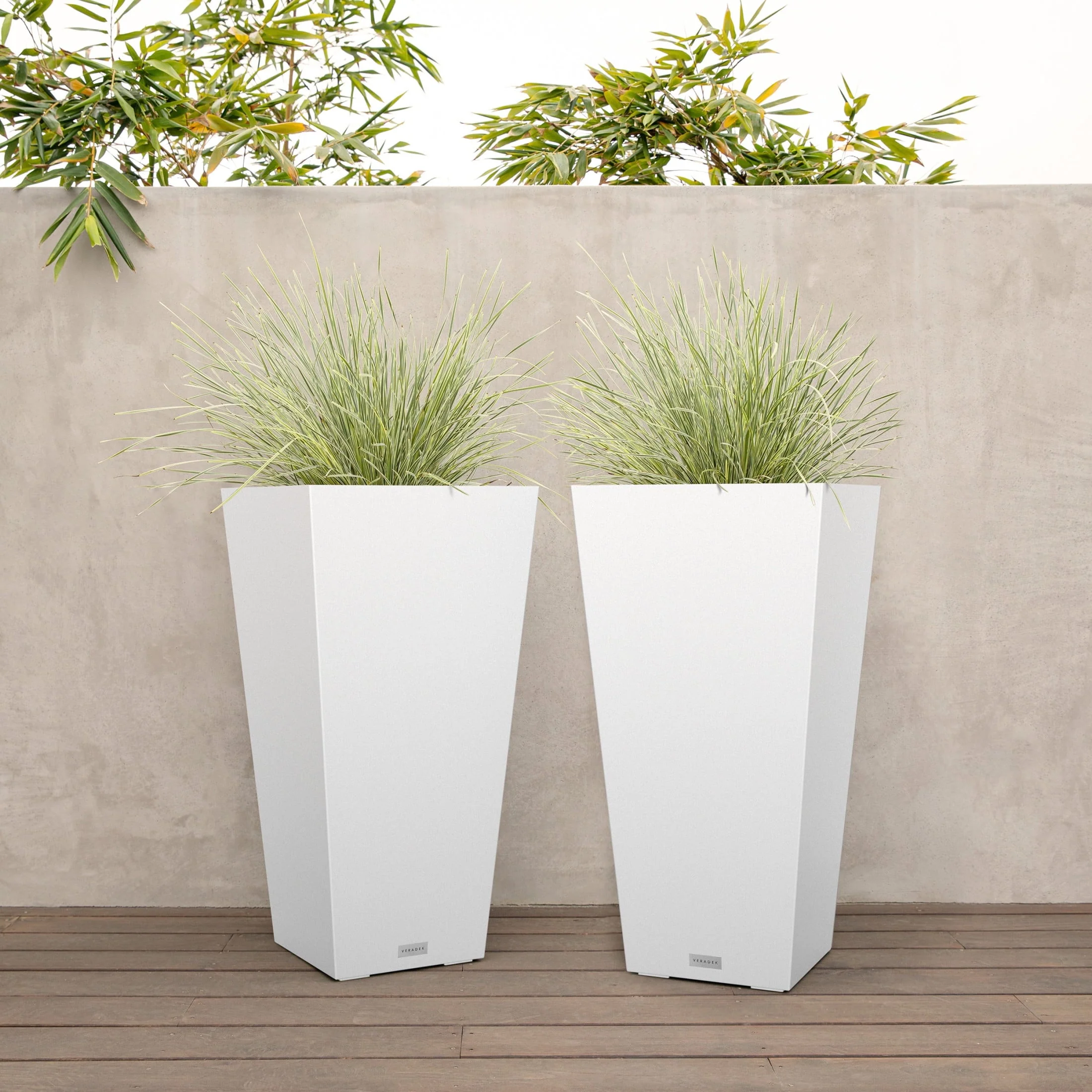 Pure Series Midland 30" Planter 2 Pack White Image 8
