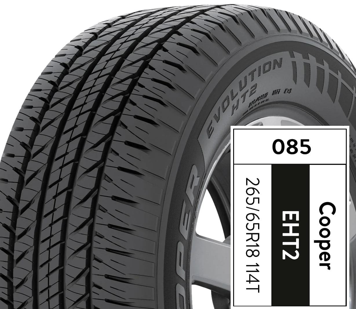 Cooper Evolution HT2 265/65R18 114T All Season Tire Image 6