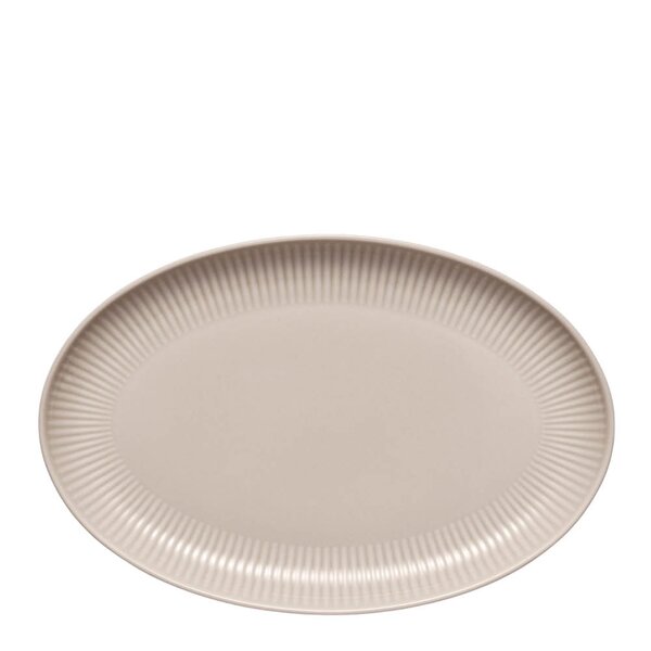Legio Nova Palette oval coupe tallerken 24,5 cm beige