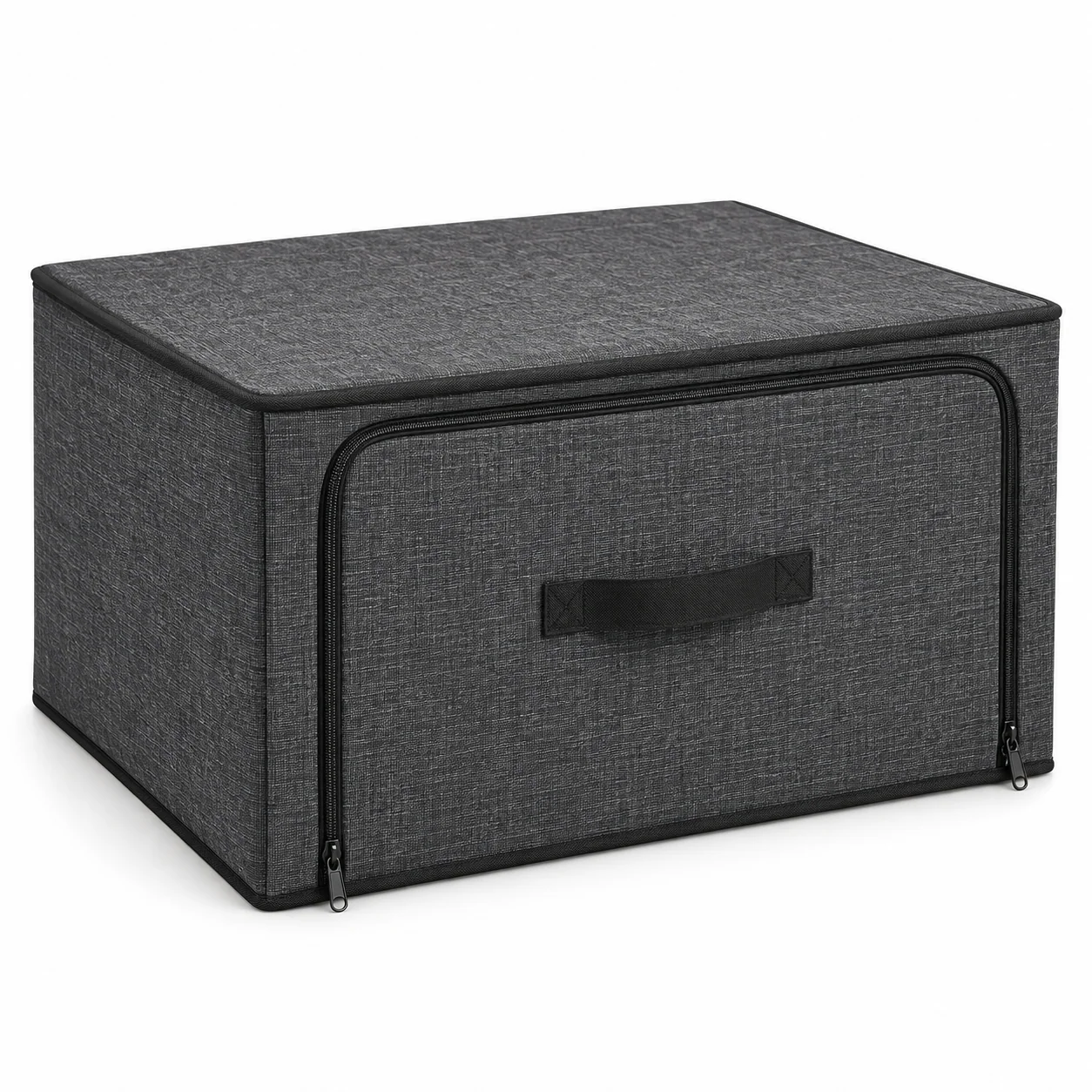Charcoal Front-Opening Wardrobe Storage Bag