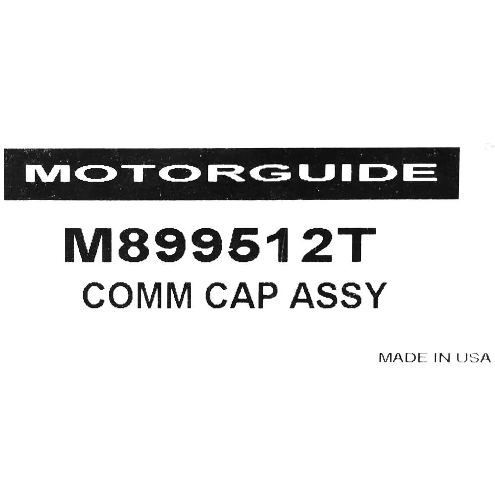 MotorGuide Boat Comm Cap Assembly M899512T | Trolling Motor Black Image 3