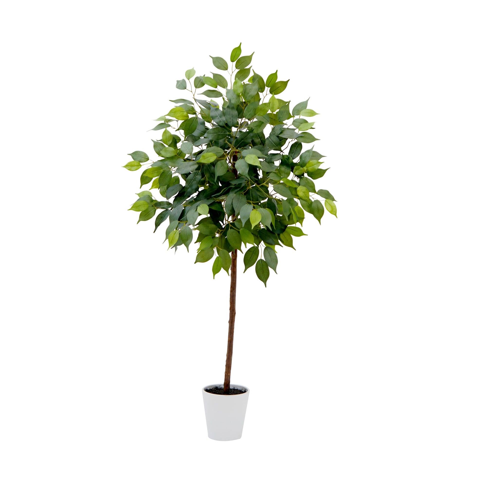 Nearly Natural 4ft. Artificial Ficus Tree with Decorative Planter