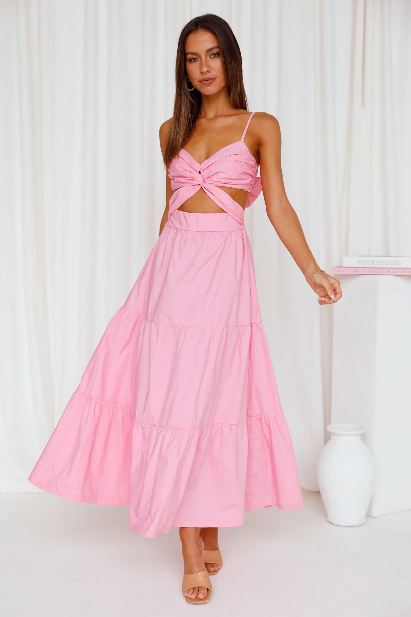 Need To Know Now Maxi Dress Pink