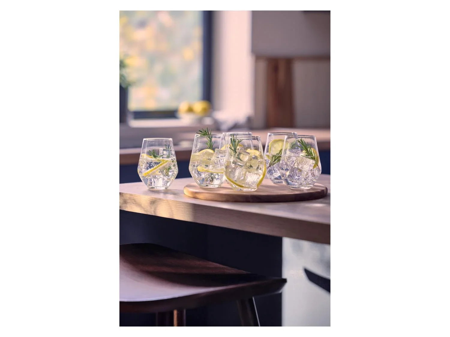 SILVERCREST Lot de 6 verres en cristal