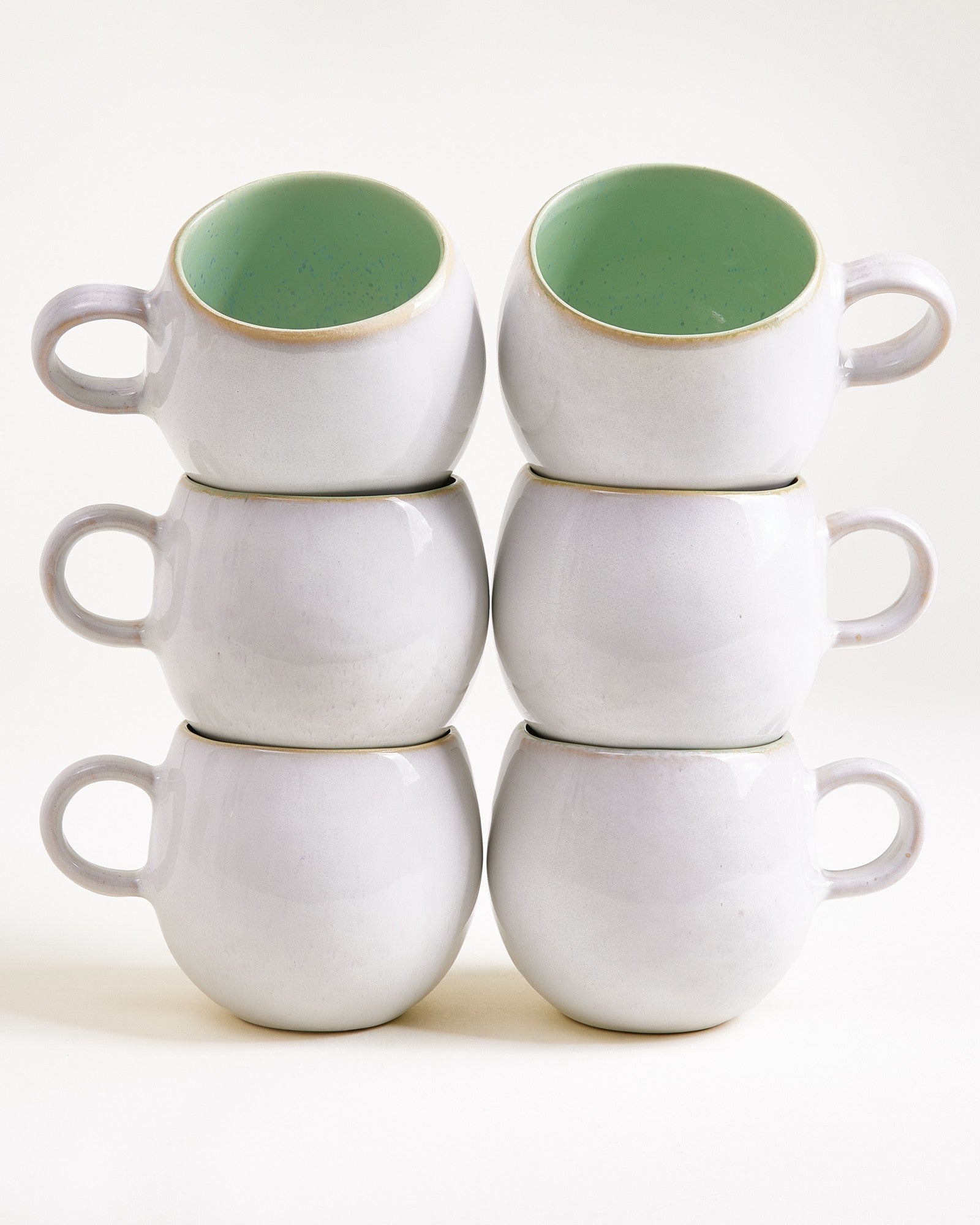 AREIA - LARGE MUG MINT SET OF 6