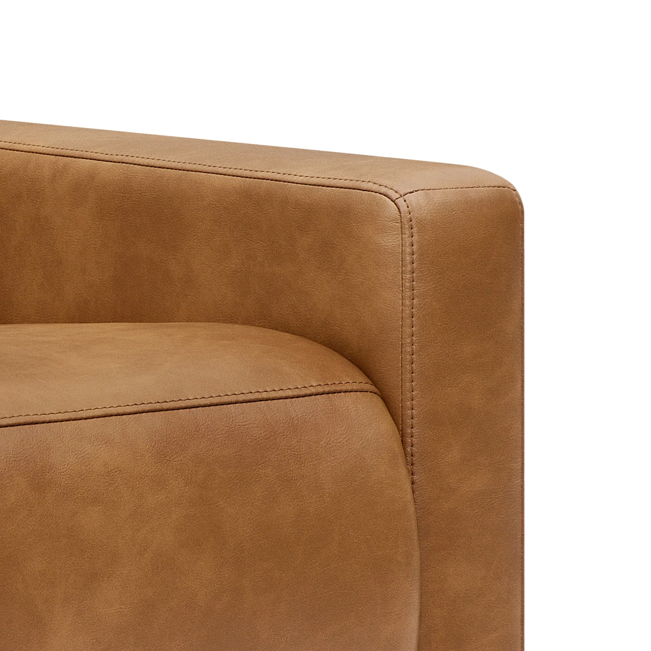 Better Homes & Gardens Modern Farmhouse Glider Recliner, Taupe Faux Leather