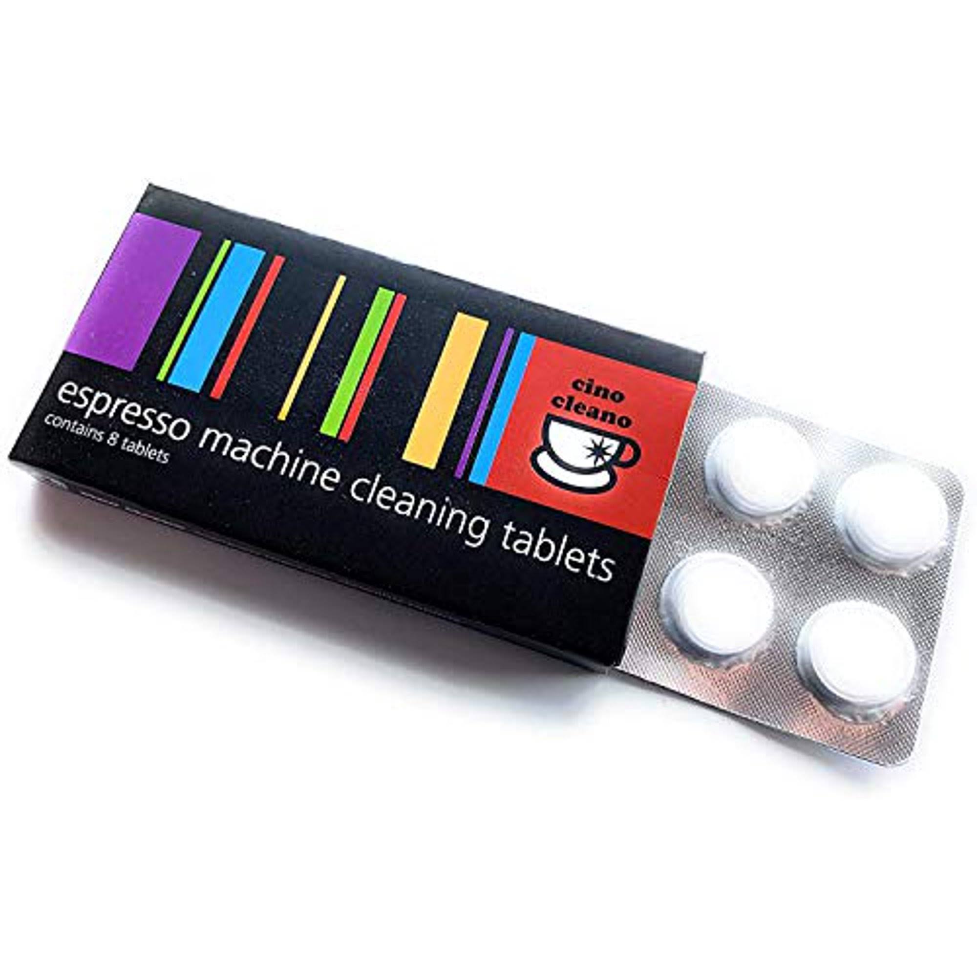 Cino Cleano Espresso Machine Cleaning Tablets 8 Count