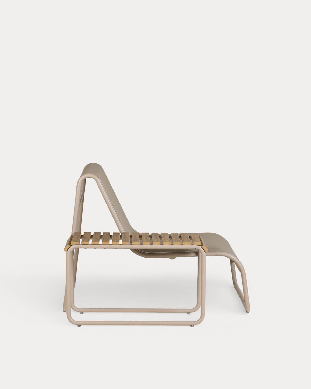Dreisi - Set de Sillón de Jardín con Mesa Auxiliar de Aluminio Dreisi