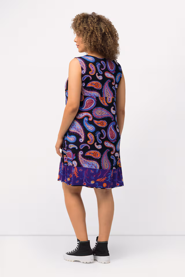 Sleeveless Print Tunic Dress