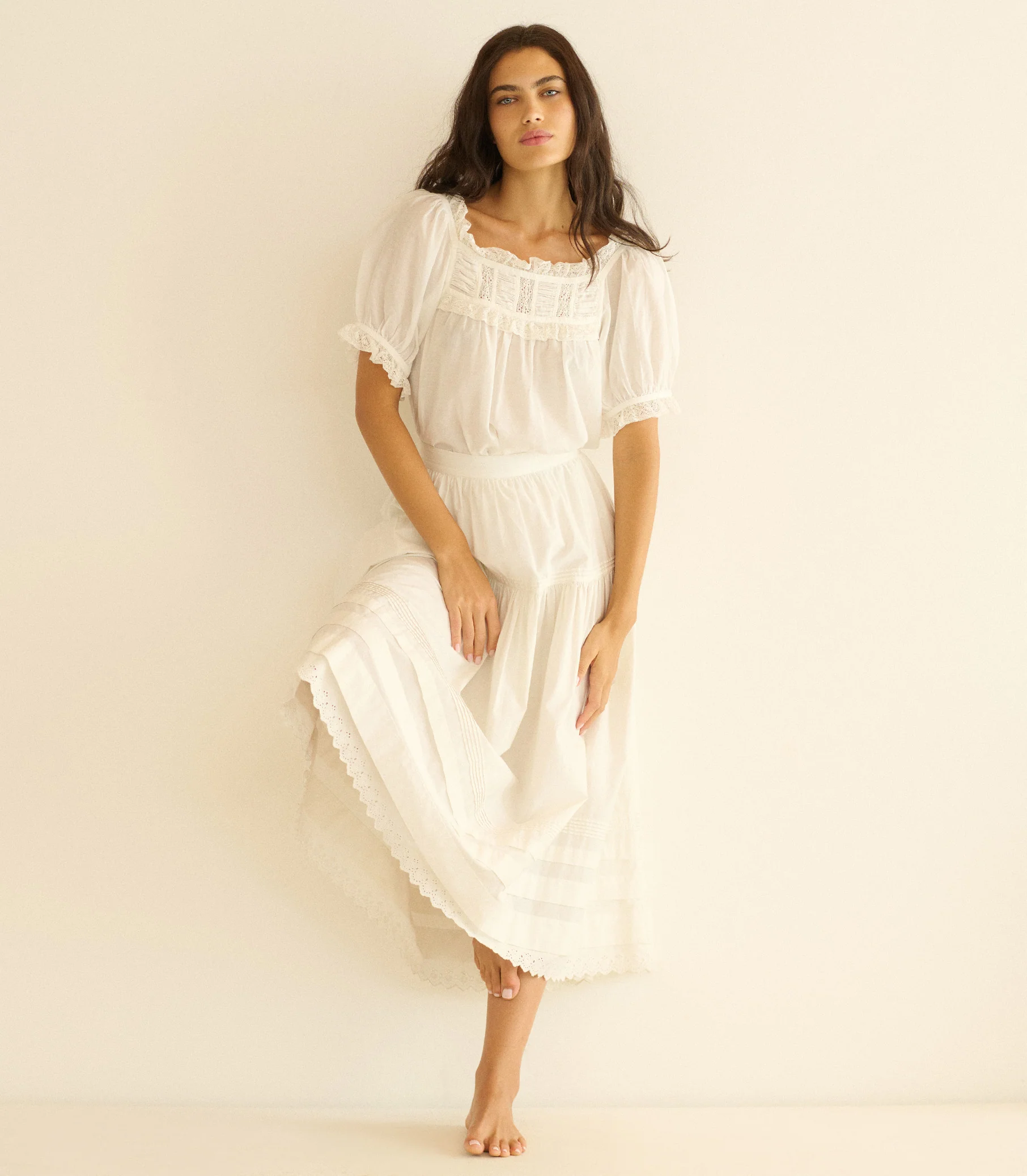 FRANCES TOP -- SALT LACE