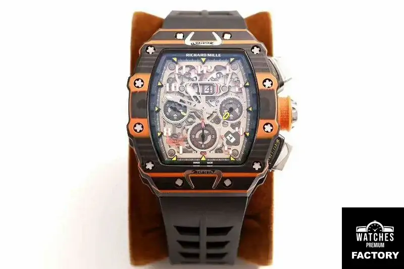Richard Mille RM011-03 McLaren Automatic Flyback Chronograph KV Factory Skeleton Dial