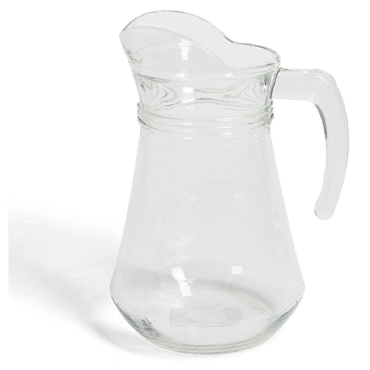 Pichet avec anse et bec verseur 1L verre transparent