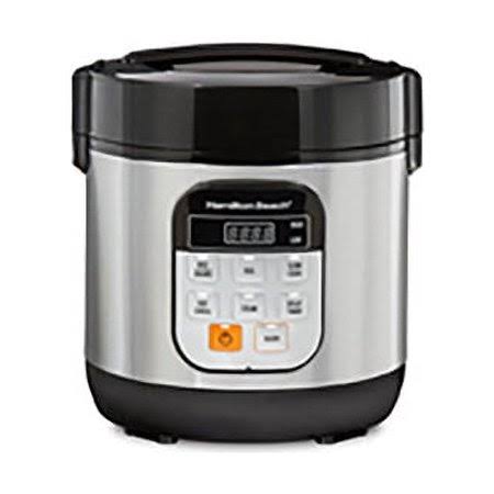 Hamilton Beach 37524 Compact Multi Cooker, Stainless Steel, 1.5 Quart