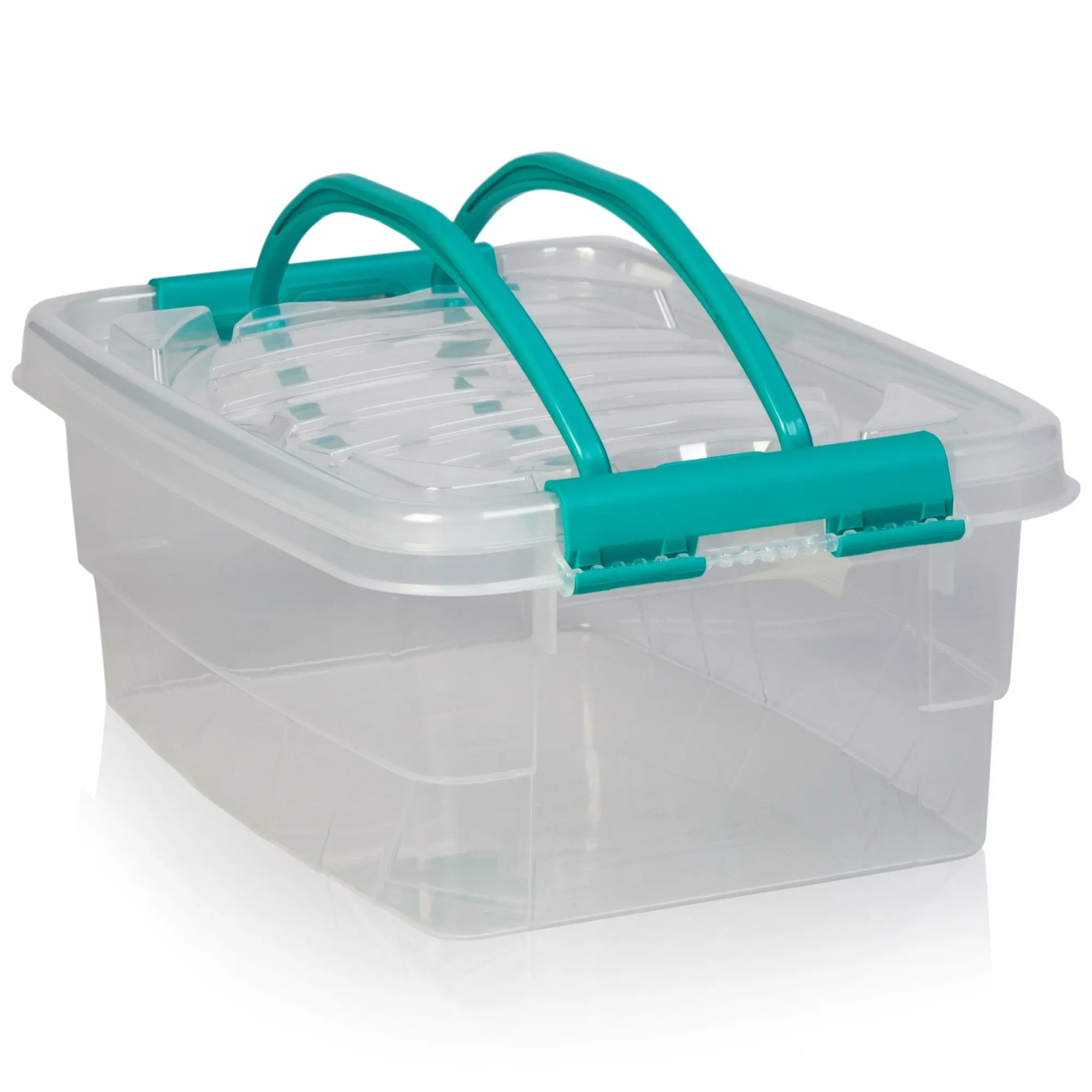 5 Litre Handy Plastic Storage Box with Handle and Lid