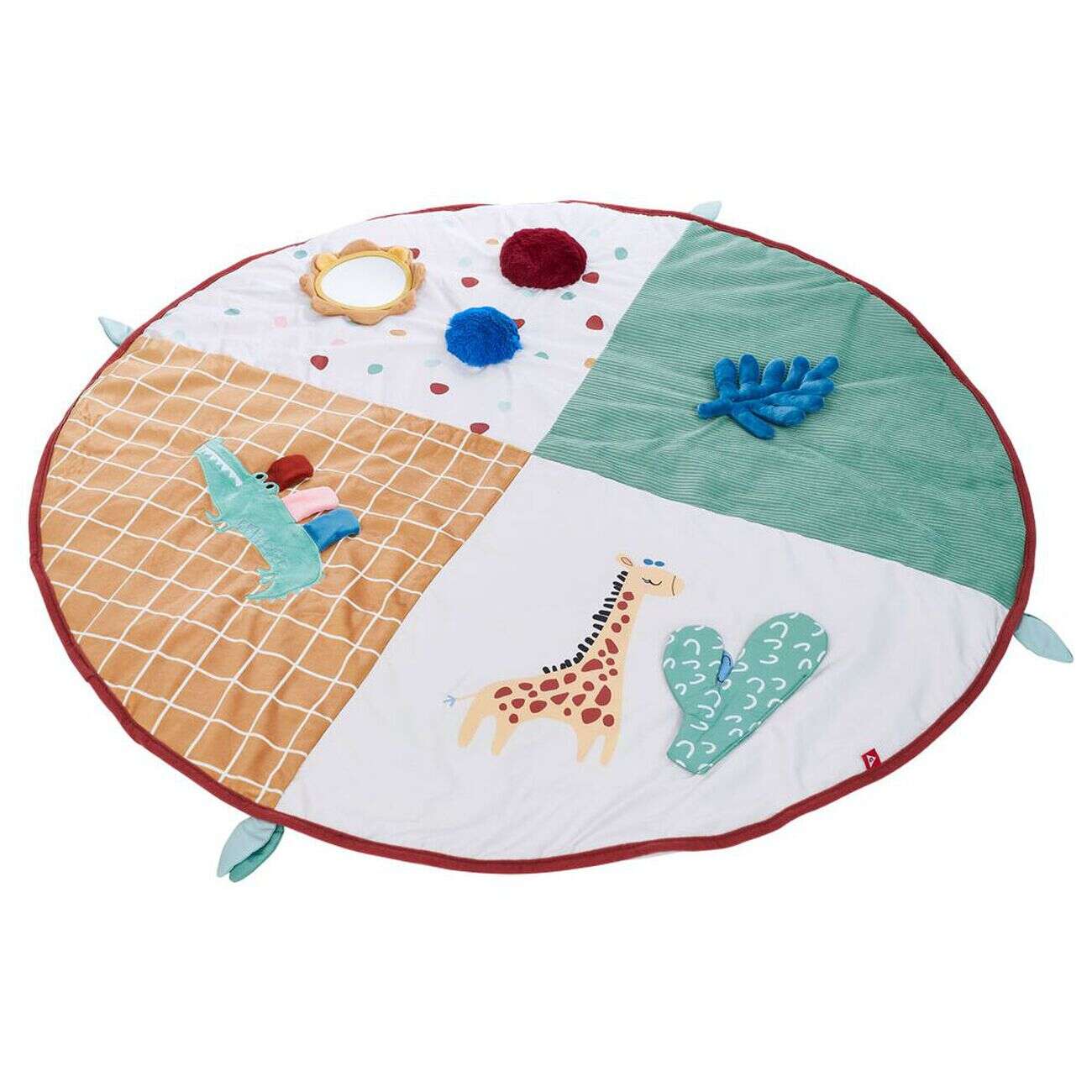 Tapis d'activité avec papier bruissant Ø100cm