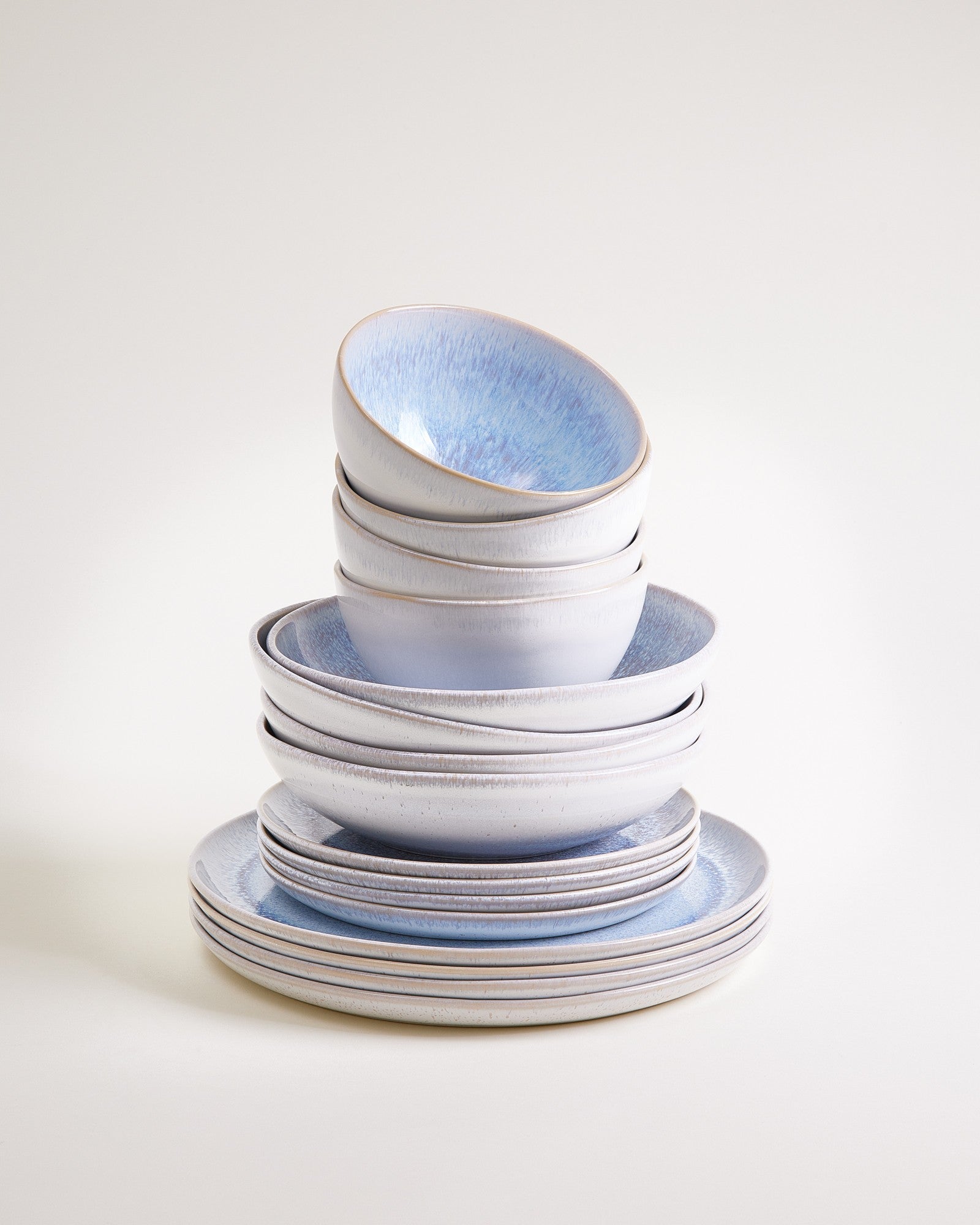 MELIDES - TABLEWARE SET CLASSIC STONEBLUE 16 PIECES