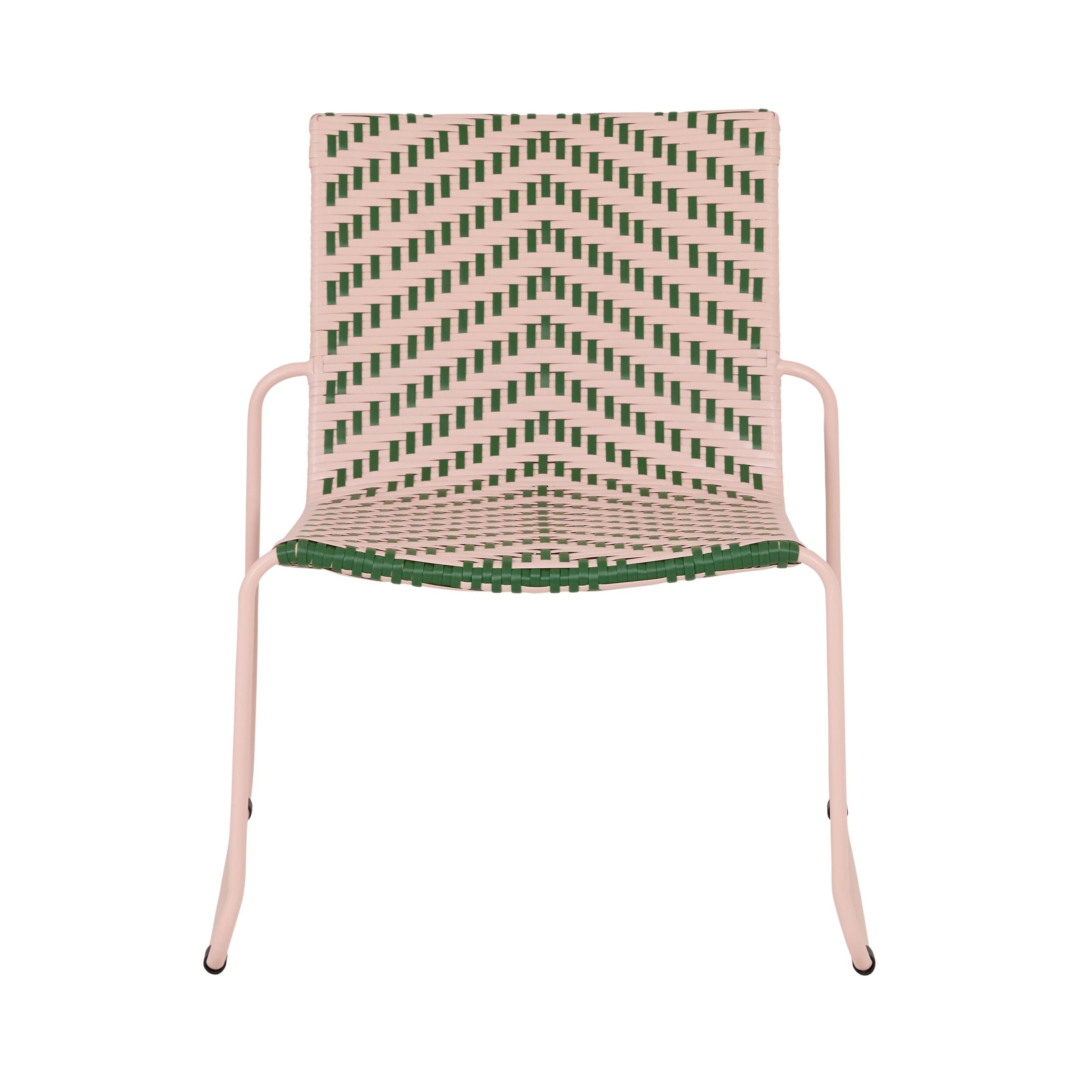 Maddie Occasional Chair Green/Pale Rose