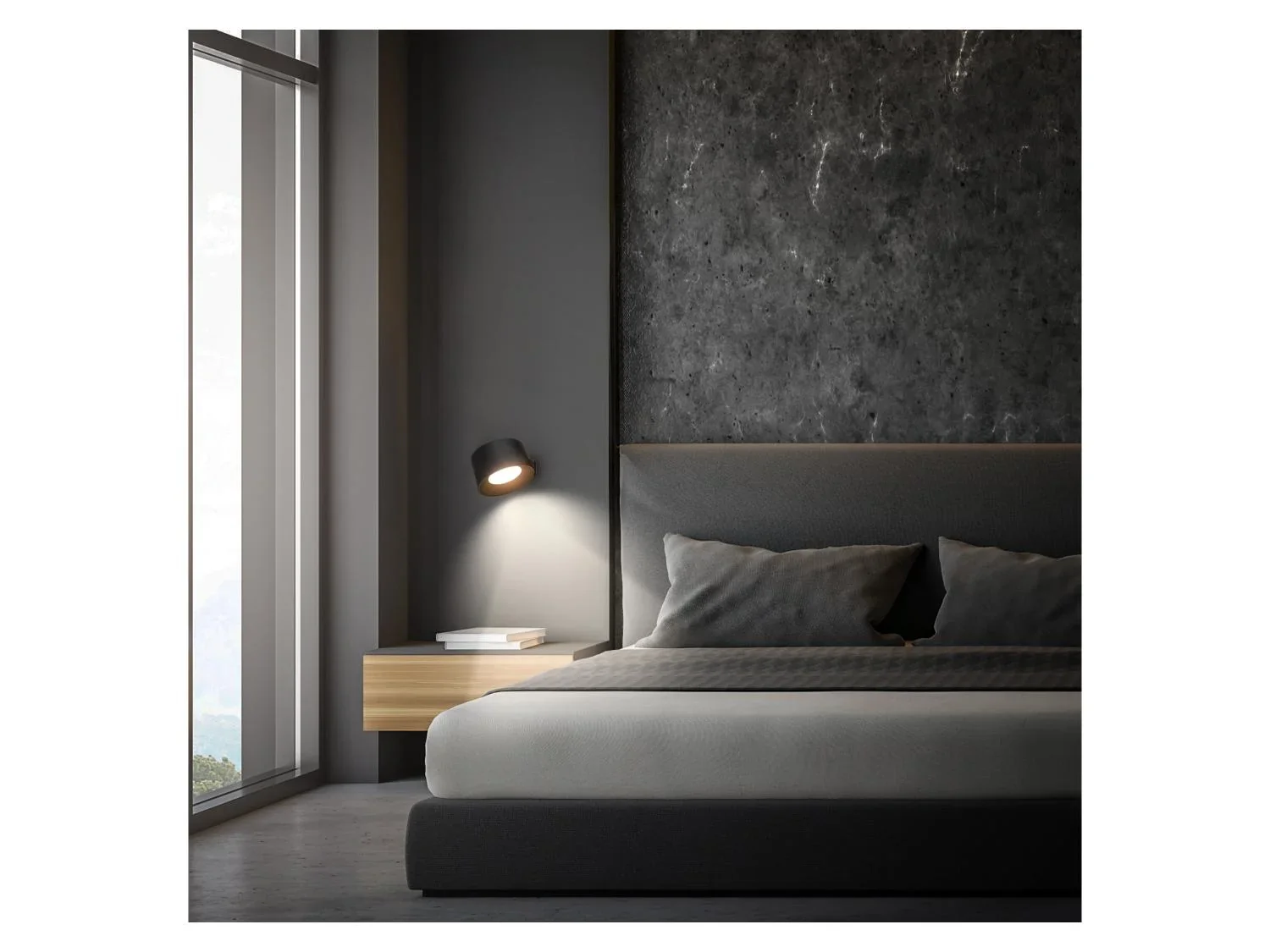 Briloner Lot de 2 appliques murales sans fil
