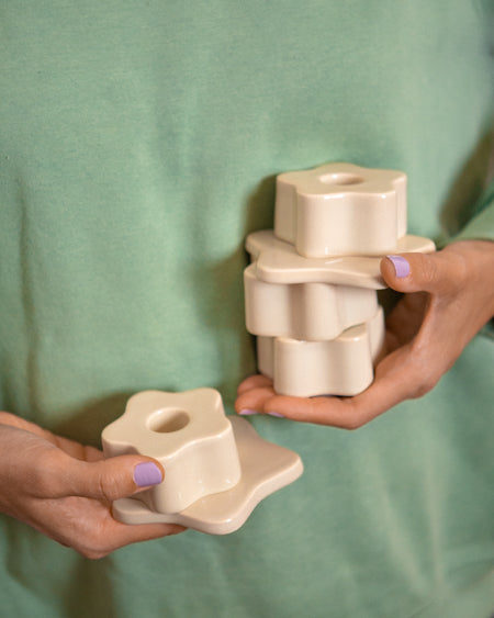 SEIA - CANDLESTICK FLOWER BEIGE