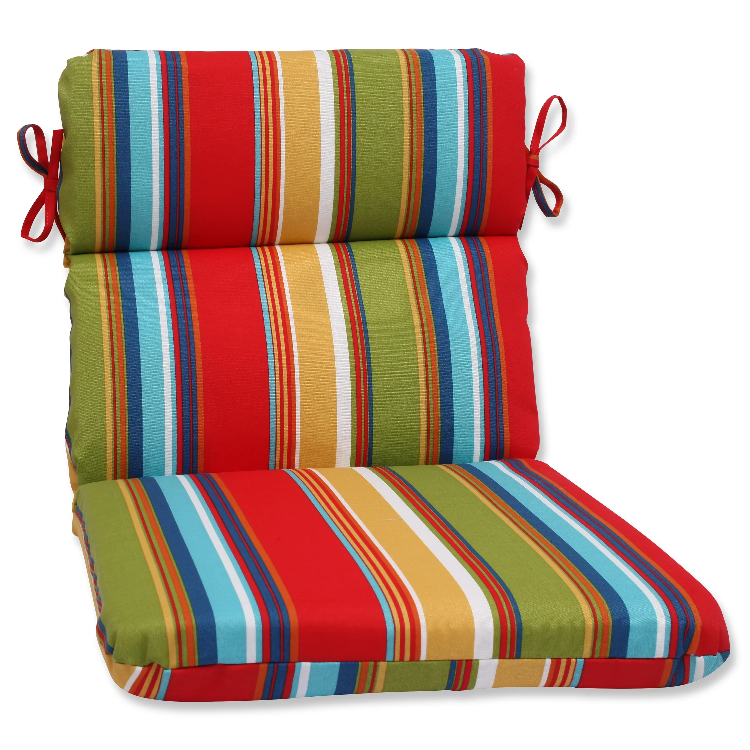Pillow Perfect 566238 Westport Garden Rounded Corners Chair Cushion