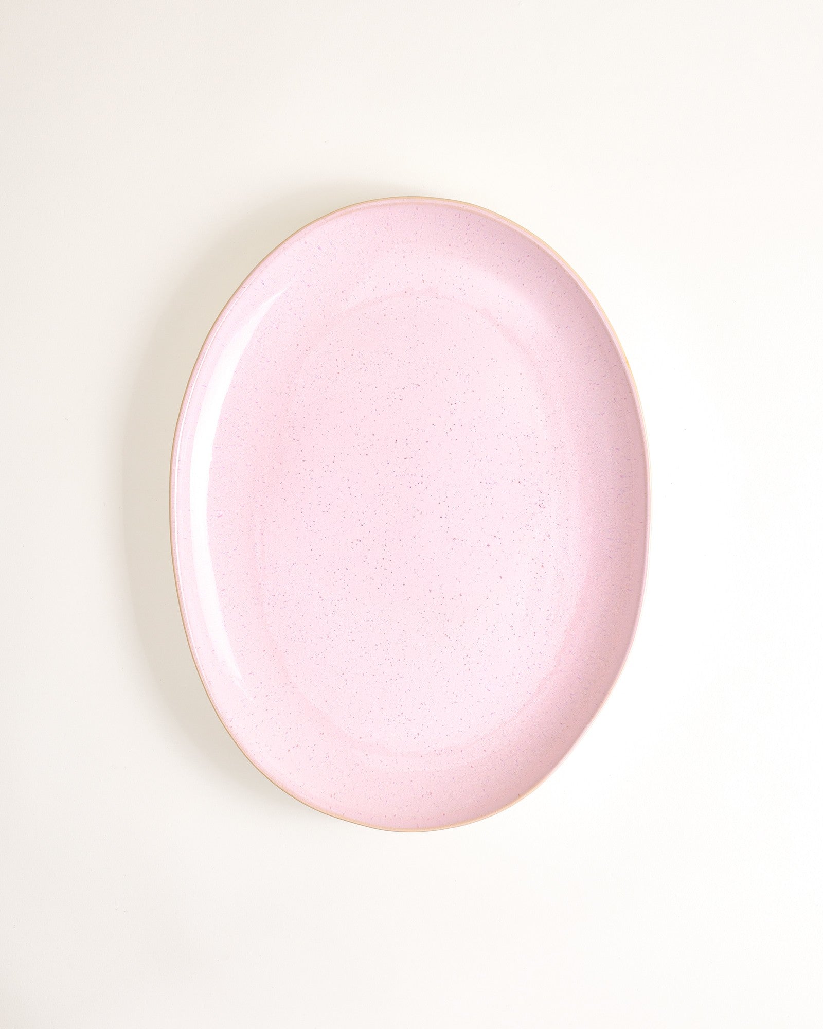 AREIA - SERVING PLATTER L OVAL ROSÉ