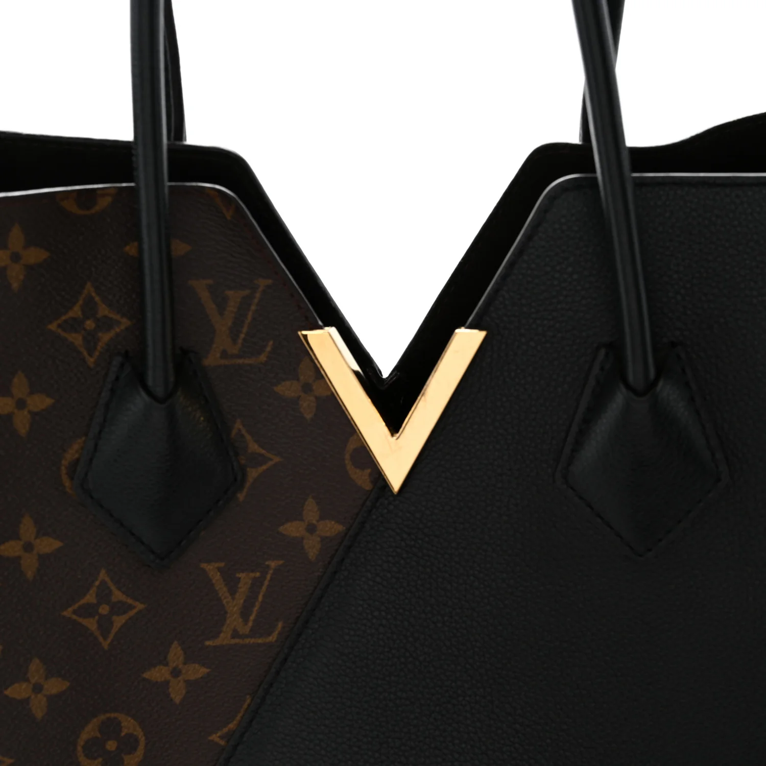 Calfskin Monogram Kimono Tote  Black