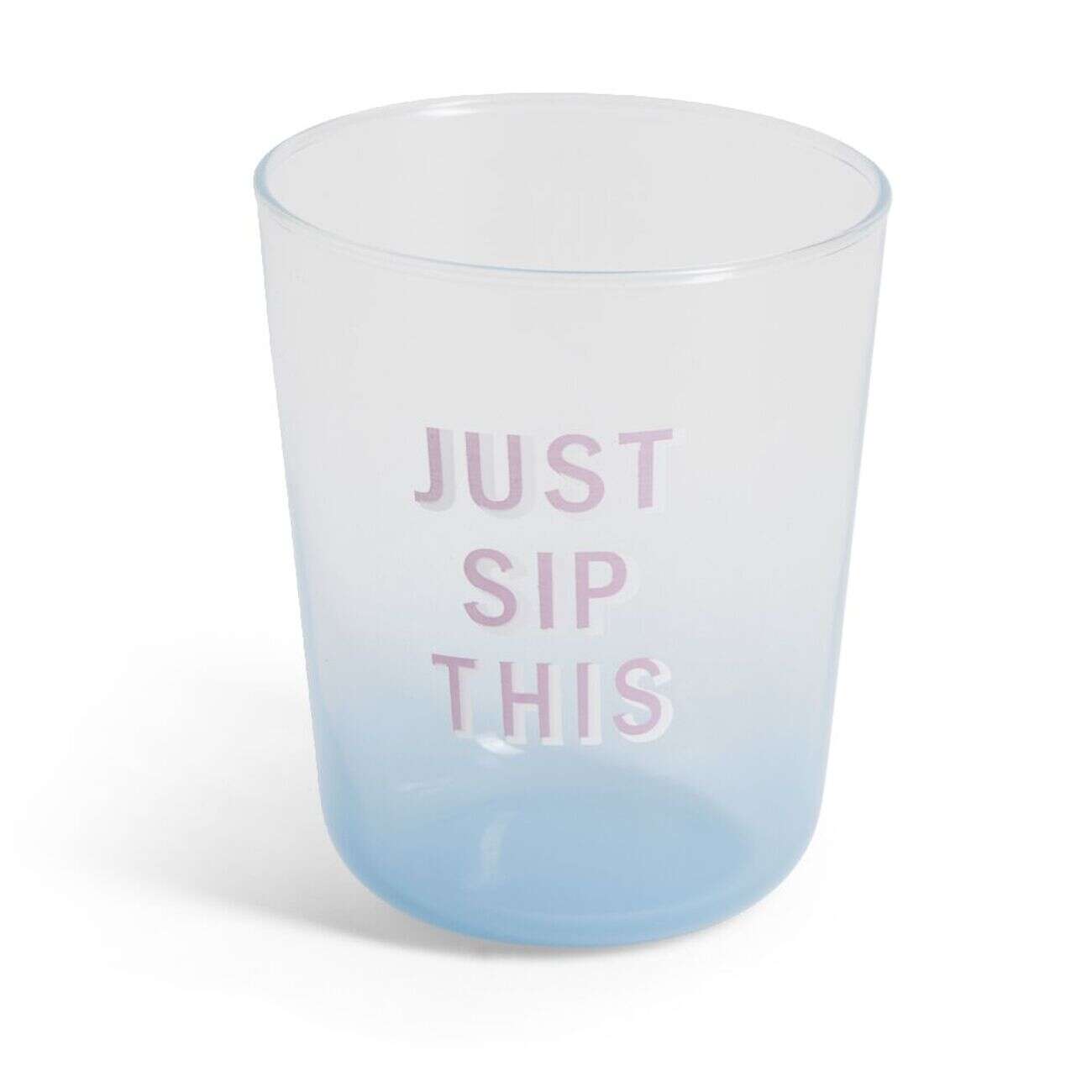 Verre coloré avec message 315ml
