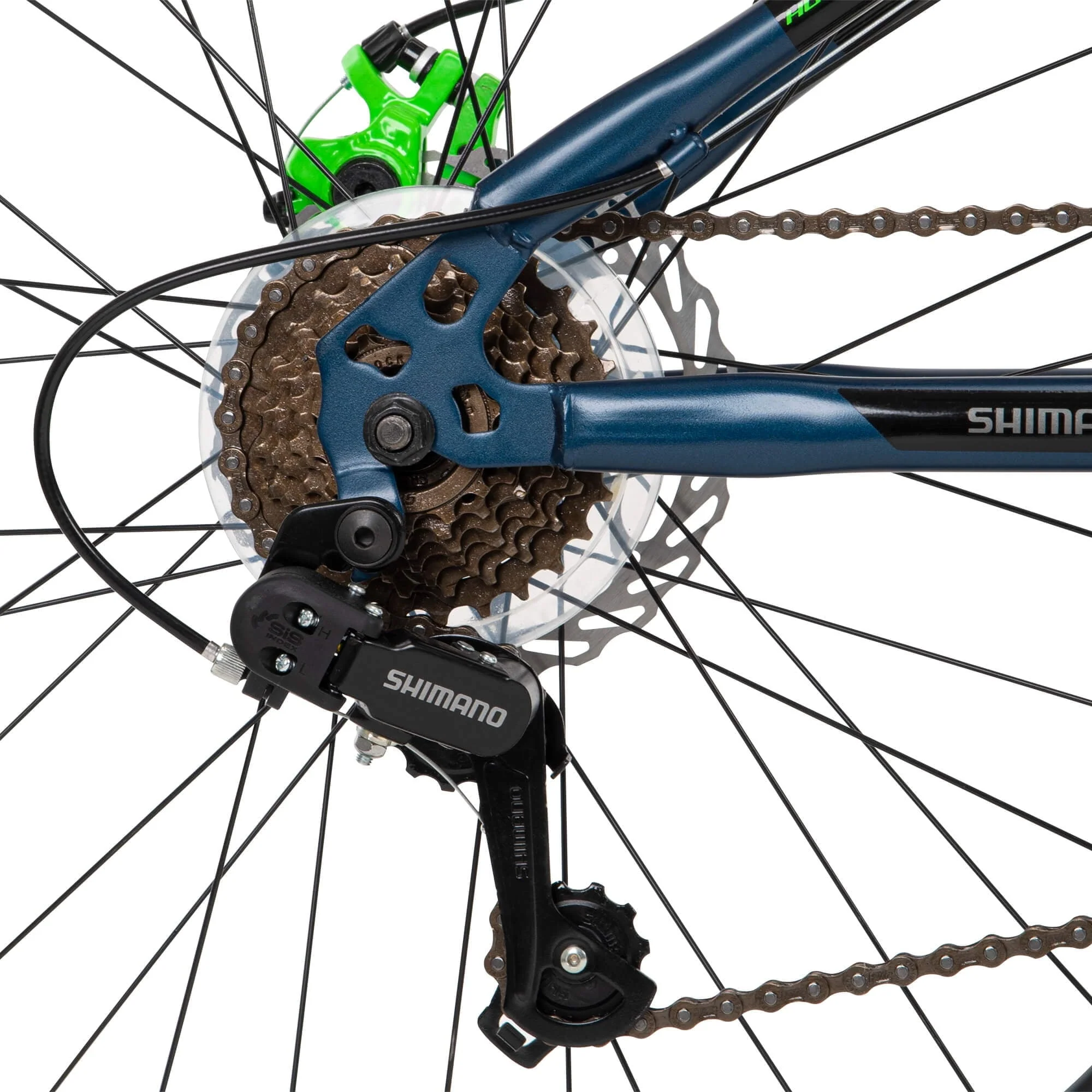 26 Inch Scout Men's 21 Speed Hardtail Mountain Bike, Denim Blue Image 5