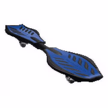 RipStik Caster Board Classic Collection, 2 Wheel Skateboard with 360-degree Casters, for Kids, Teens and Adults(Blue Easy Open)