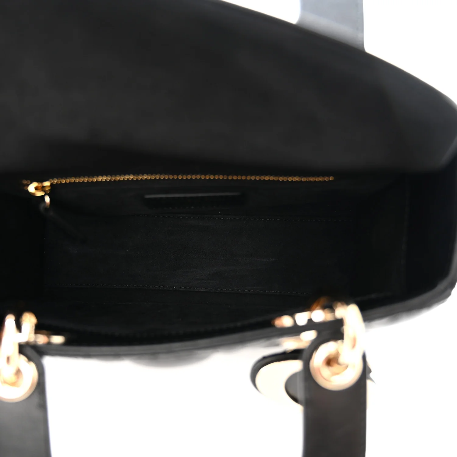 Lambskin Cannage Small My ABCDior Lady Dior Black