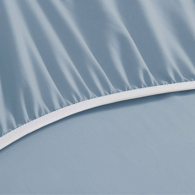 Swift Home Ultra Soft Extra Deep Pocket Fitted Sheet, Brt Blue, Twin
