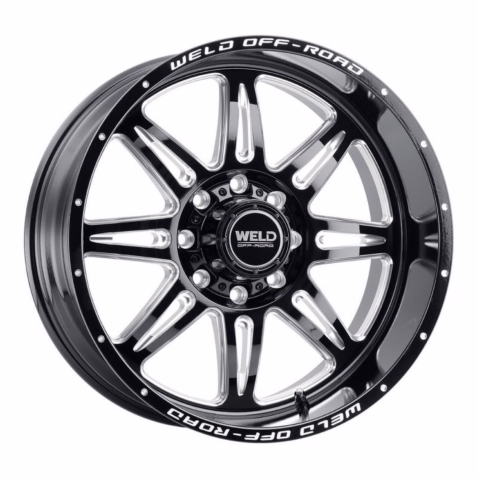 22x12 W132 Cheyenne Gloss Black Milled Wheel 8x6.5 (-44mm)