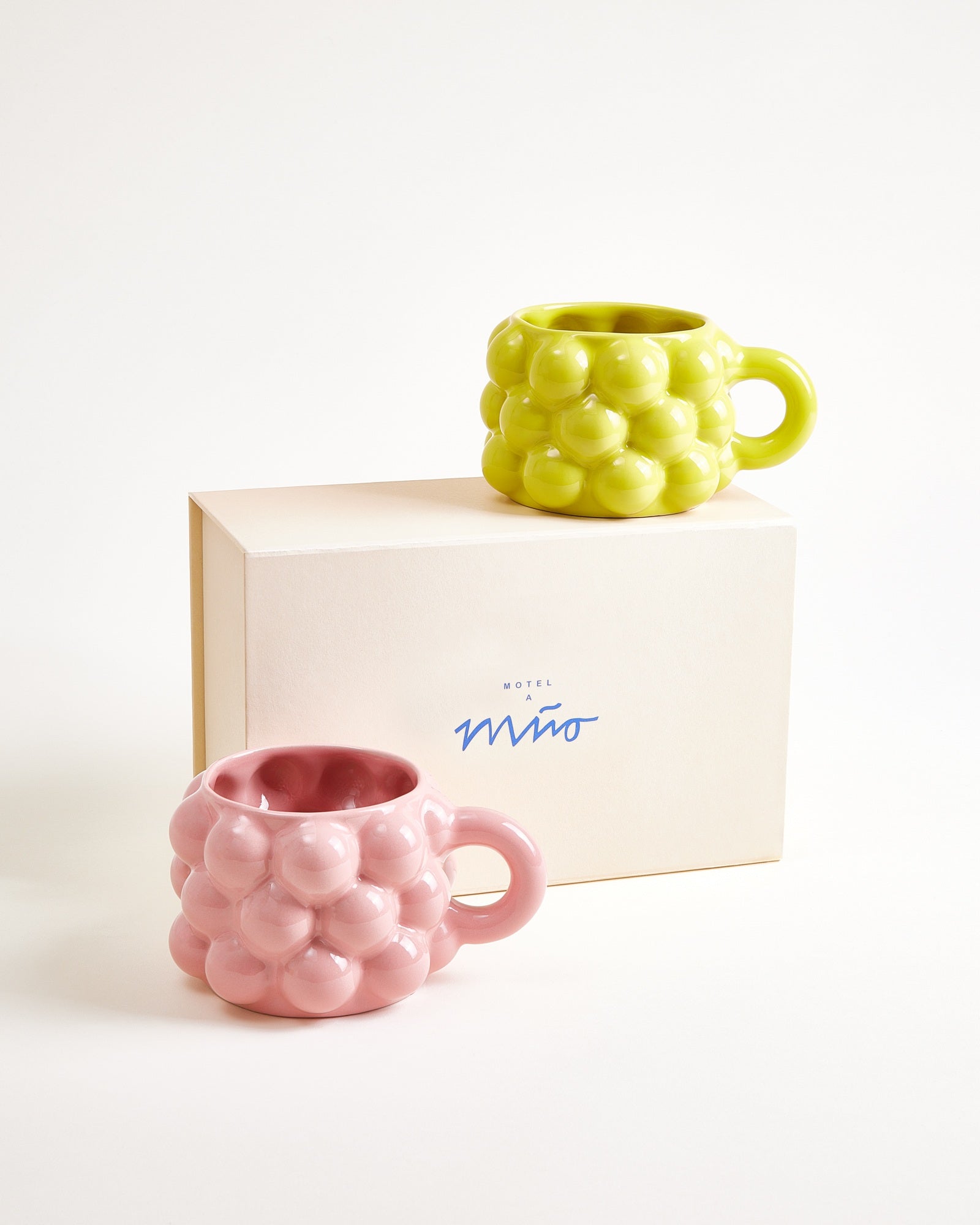 MAM X PATRICK VOGEL - GIFT SET LARGE MUG PINK YELLOW 3 PIECES