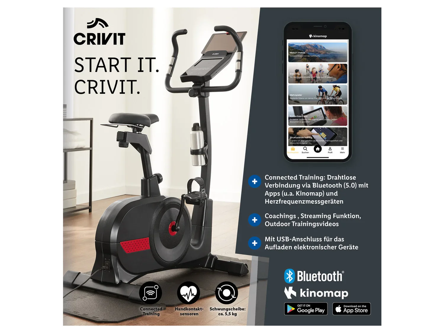 CRIVIT Vlo ergomtre