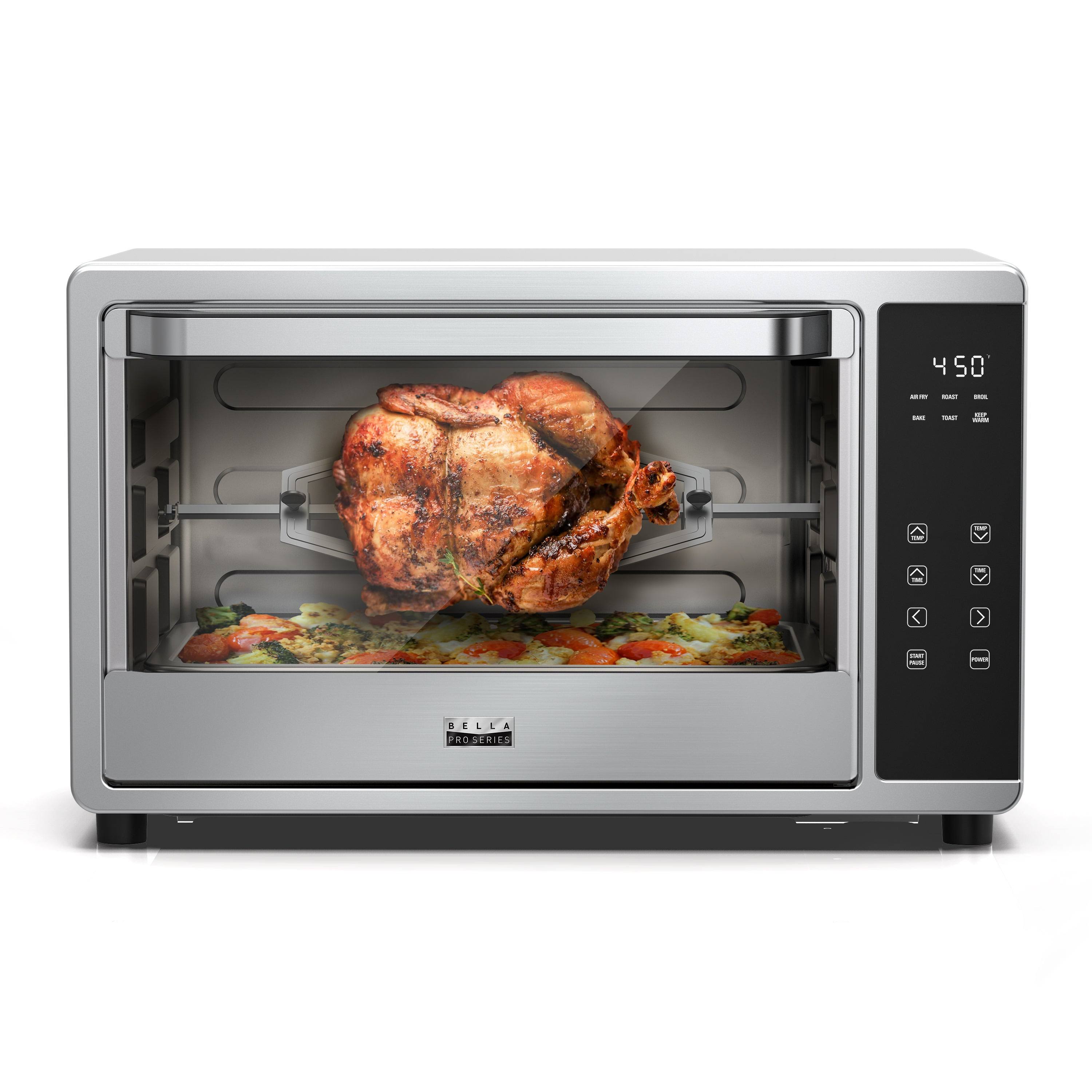 Bella Pro 6-Slice Air Fryer Toaster Oven with Rotisserie