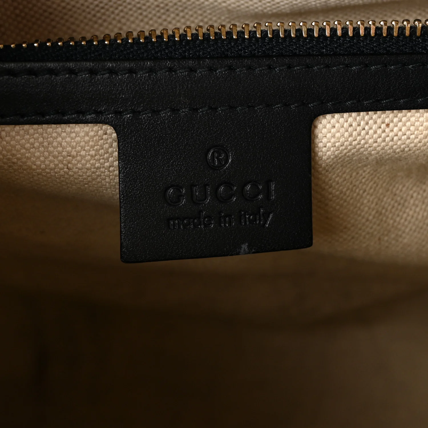 Monogram Selleria Calfskin Vintage Web Medium Boston Beige Blue