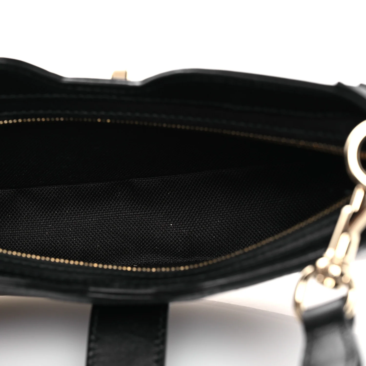 Calfskin Mini Moon Side Shoulder Bag Black