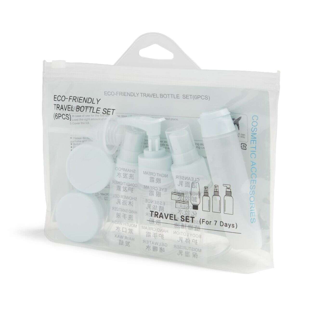 Flacon de voyage kit 9 pièces (3 modèles)