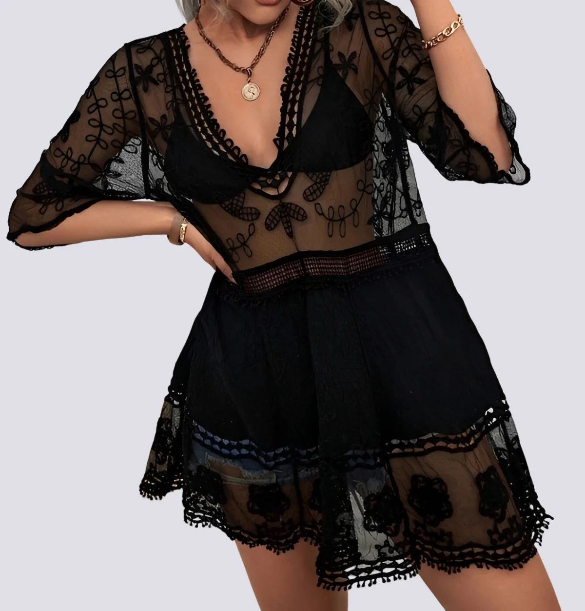 Pauline - Robe de Plage Élégante