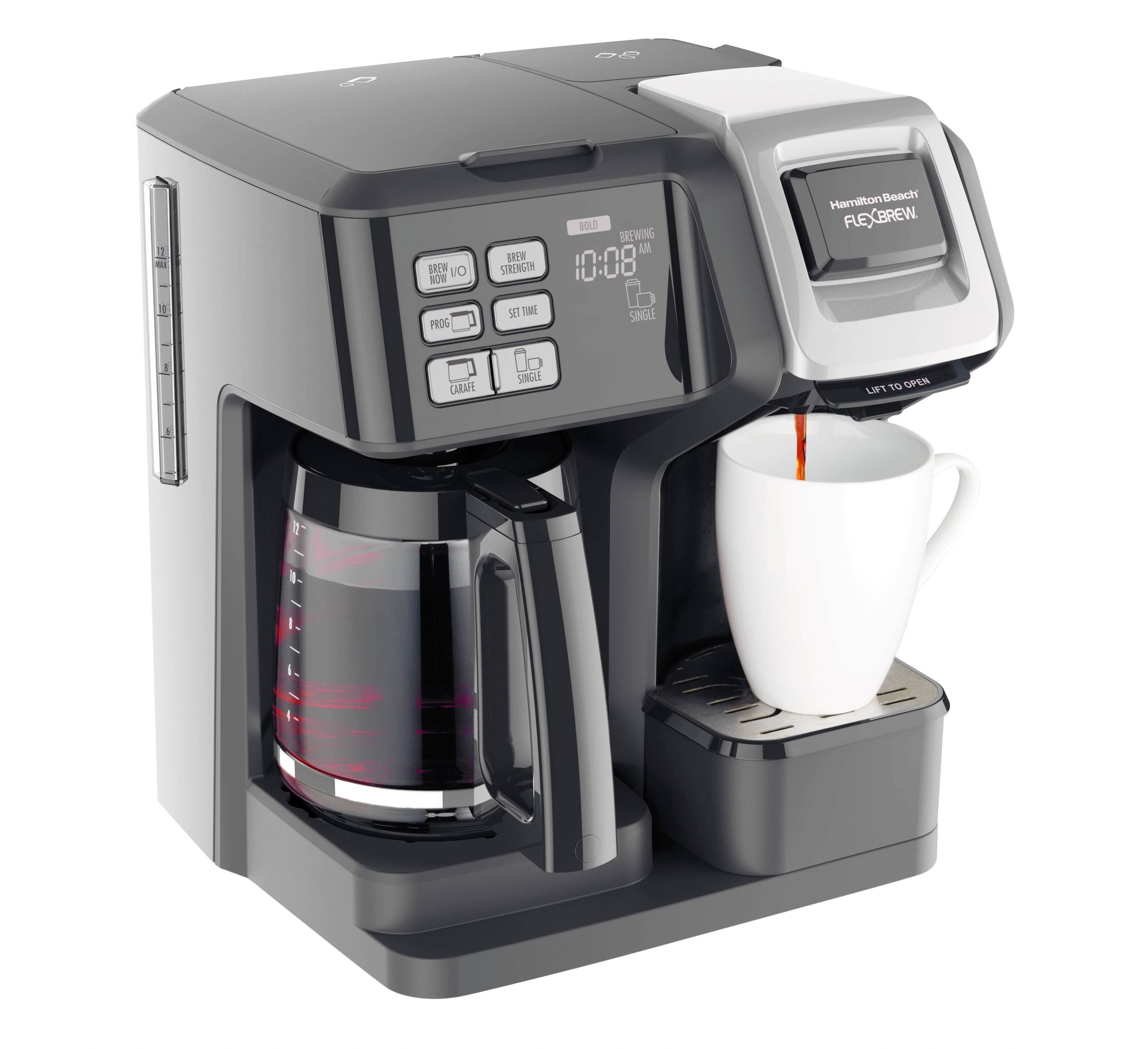 Hamilton Beach 49976 FlexBrew 2-Way 12-Cup Combo Coffee Maker - Black