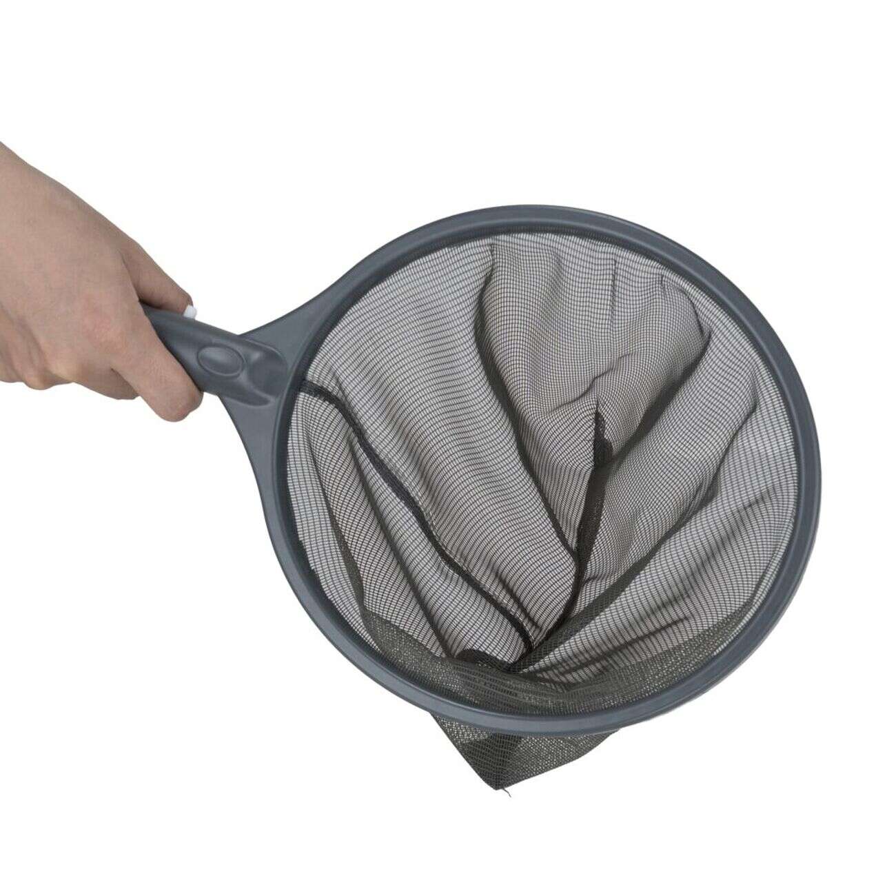 Accessoires nettoyage spa x3 épuisette et brosses Aquaway gris anthracite