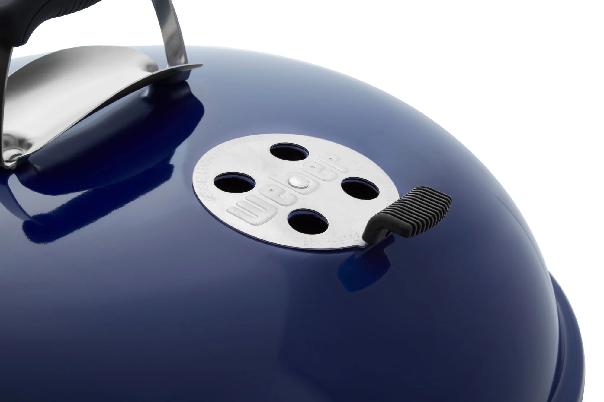 Weber Master Touch 22" Charcoal Grill, Deep Ocean Blue(Black) Image 9