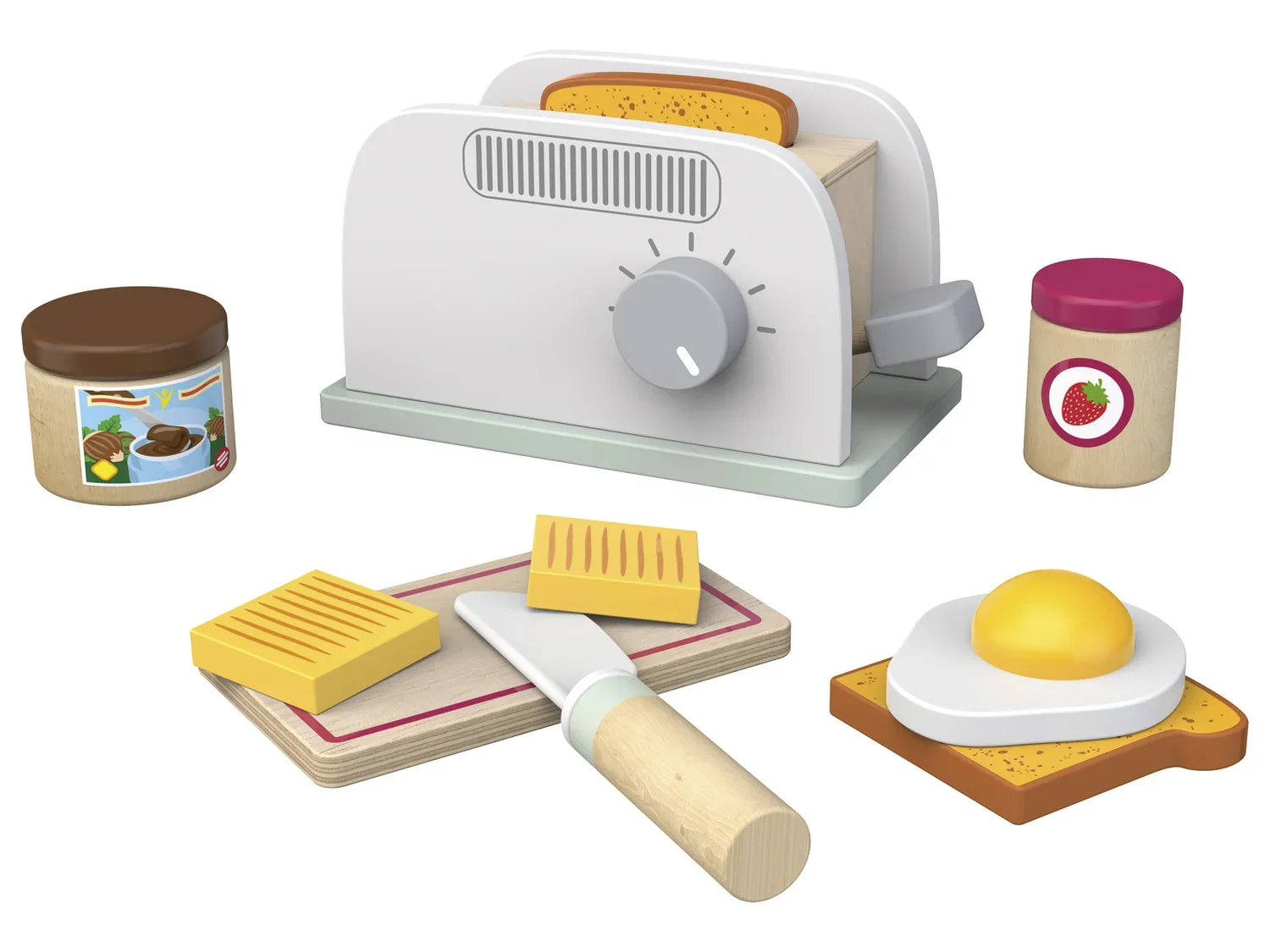 Playtive Set d'accessoires de cuisine en bois