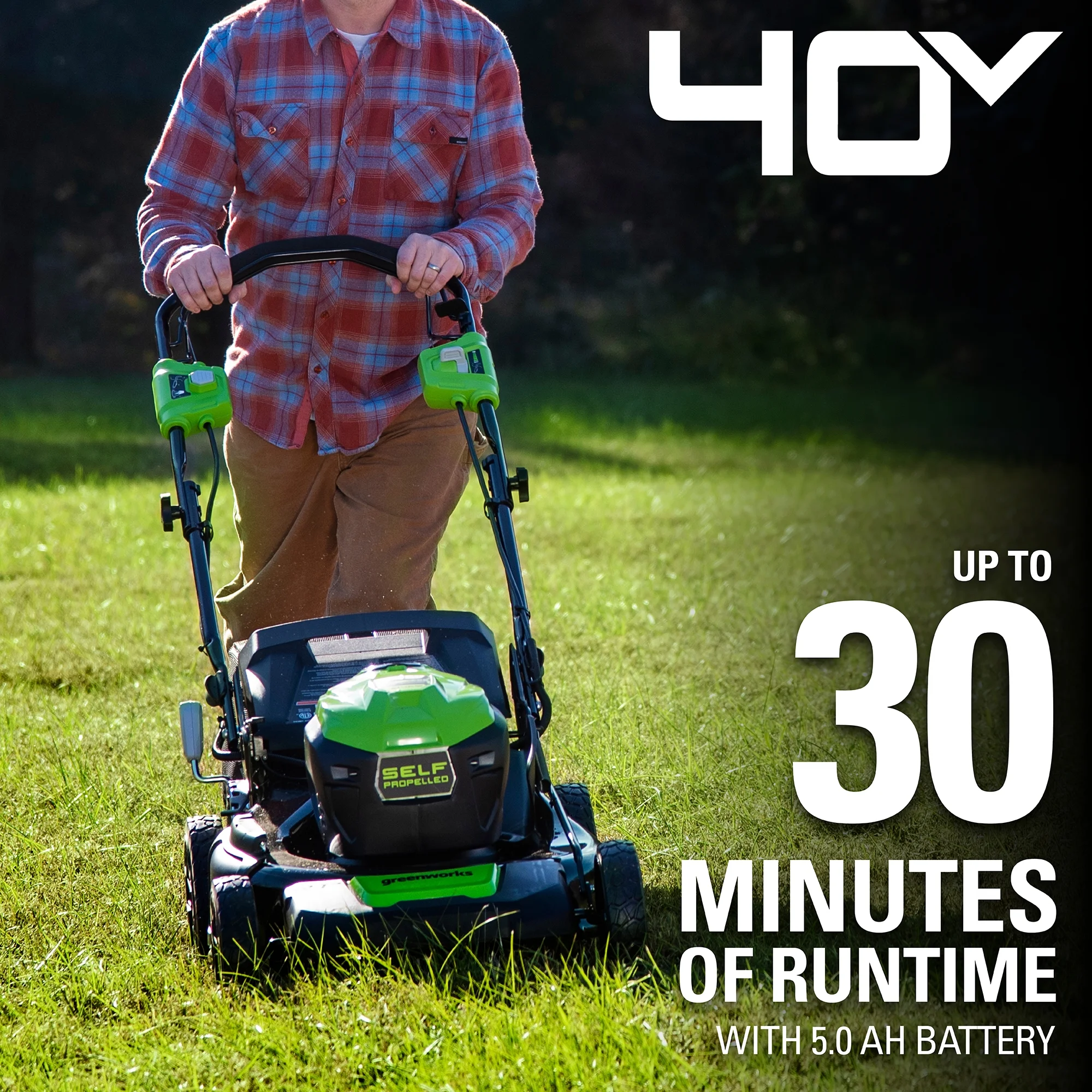 40V 21-inch Brushless Self-Propelled Lawn Mower W/5.0 Ah Battery and Charger, 2516402 - Image 6