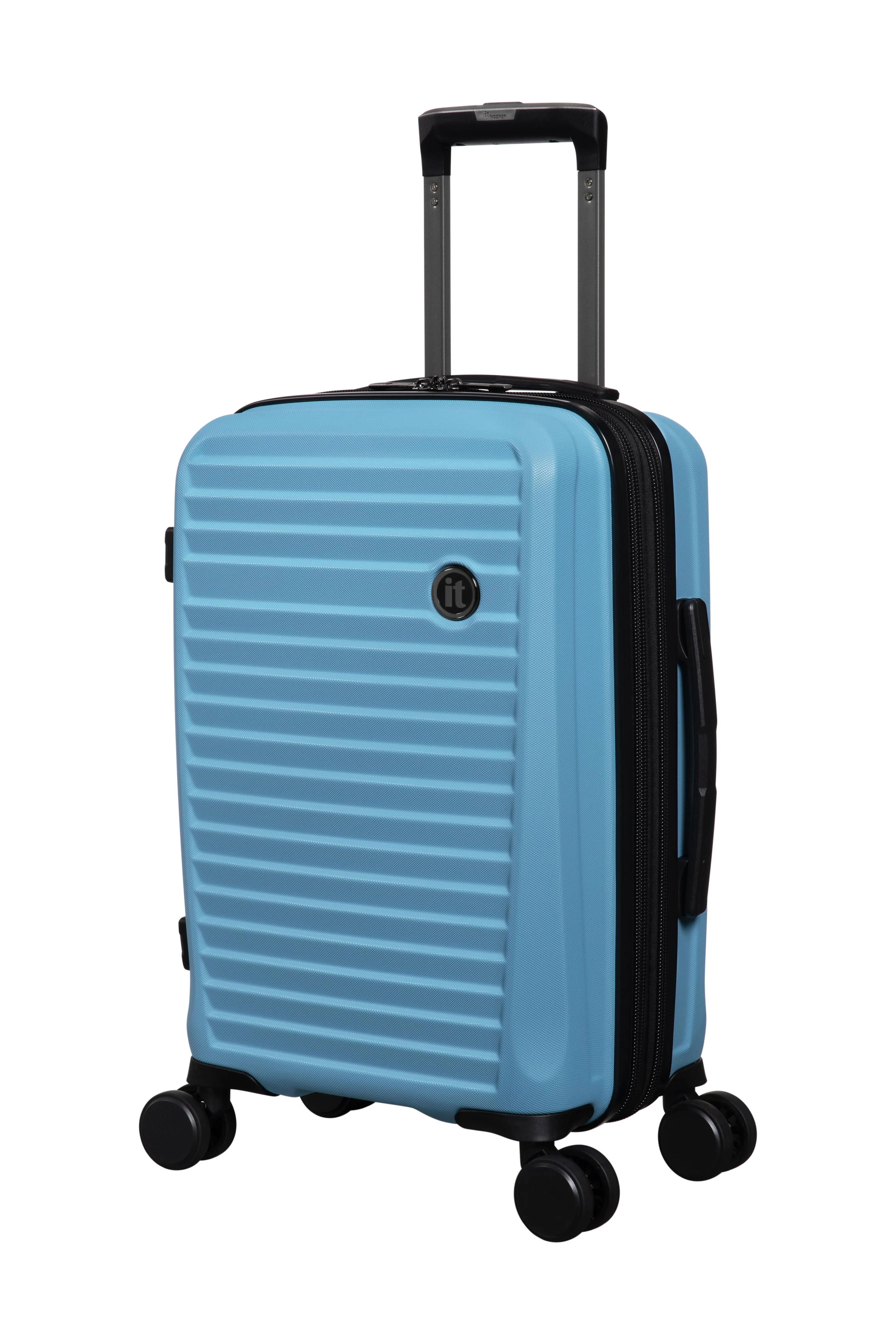 Sensational 2 Piece Hardside 8 Wheel Expandable Spinner Set, Air Blue - Image 2